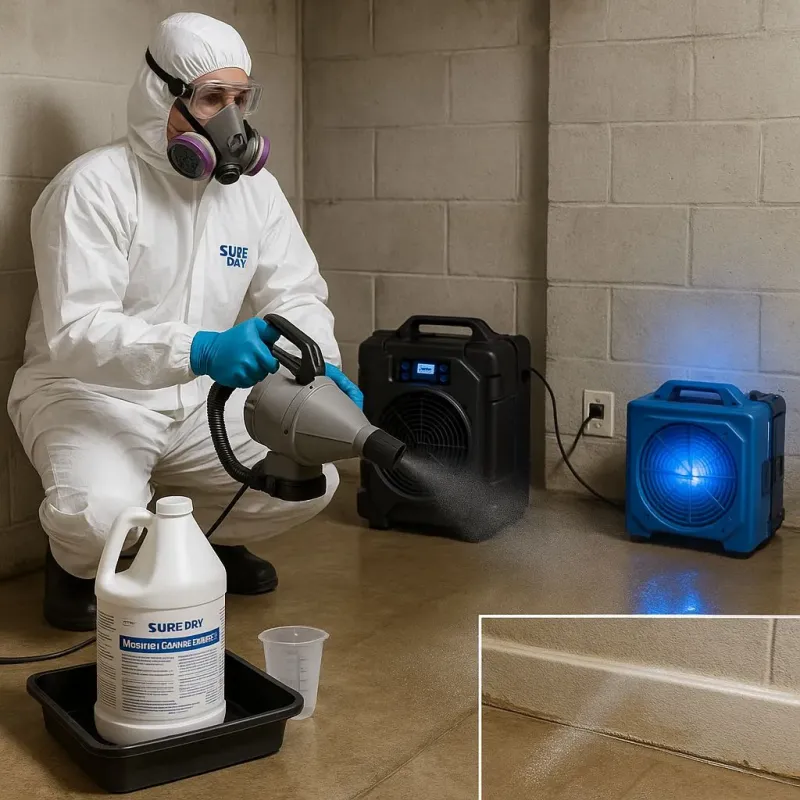 Sanitization and Odor Removal process in Davie County, NC