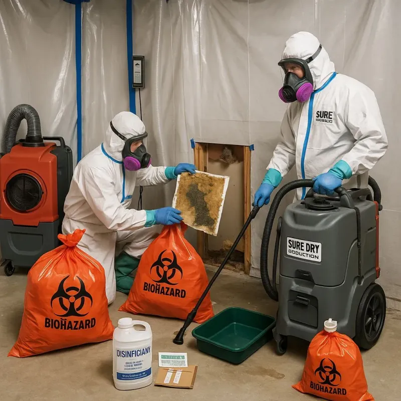 Contaminated Water Handling Protocols process in Davie County, NC