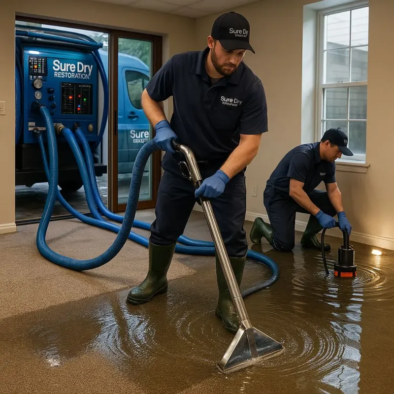 Water Extraction and Removal process in Davie County, NC